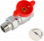 Кран шаровой FAR 3/4", ВР-"американка", красн. бабочка под термометр, хром Кран шаровой FAR 3/4", ВР-"американка", красн. бабочка под термометр, хром